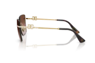 Occhiali sole DOLCE & GABBANA 0DG2332B - 02/13 Oro - Marrone | B&M Optikal