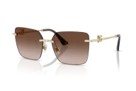 Occhiali sole DOLCE & GABBANA 0DG2332B - 02/13 Oro - Marrone | B&M Optikal