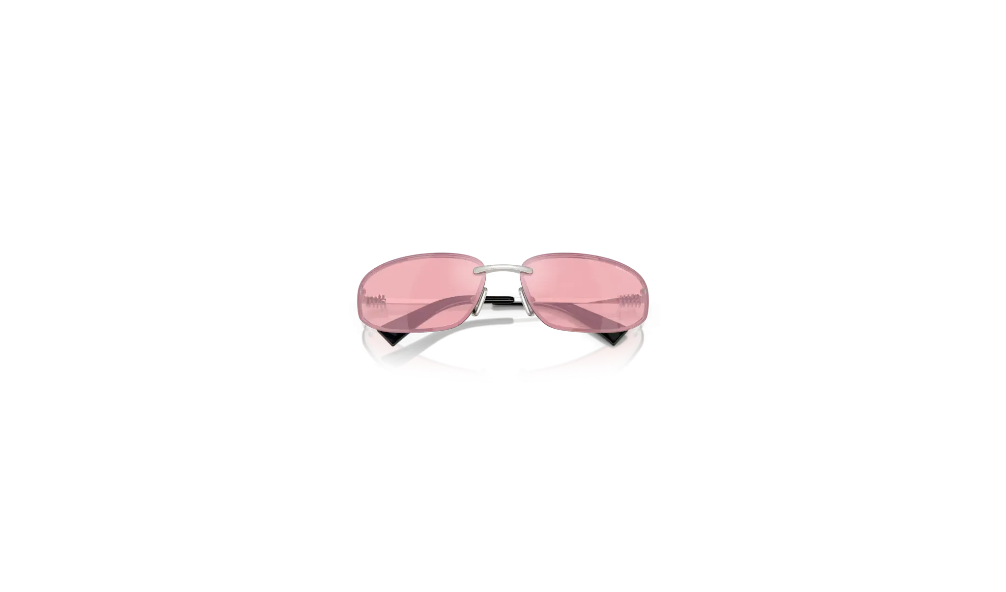 Occhiali da Sole MIU MIU 0MU A50S 1BC70J Argento - Rosa Specchiato| B&M Optikal