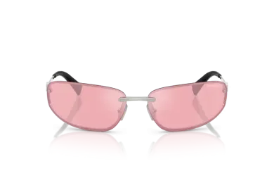 Occhiali da Sole MIU MIU 0MU A50S 1BC70J Argento - Rosa Specchiato| B&M Optikal