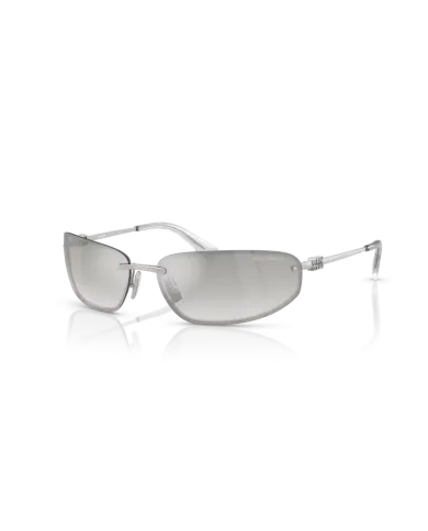 Occhiali da Sole MIU MIU 0MU A50S 1BC8H1 Argento - Argento Sfumato| B&M Optikal
