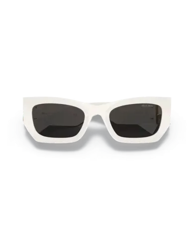 Occhiali da Sole MIU MIU MU09WS - 1425S0I Bianco - Grigio Scuro | B&M Optikal