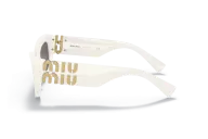 Occhiali da Sole MIU MIU MU09WS - 1425S0I Bianco - Grigio Scuro | B&M Optikal