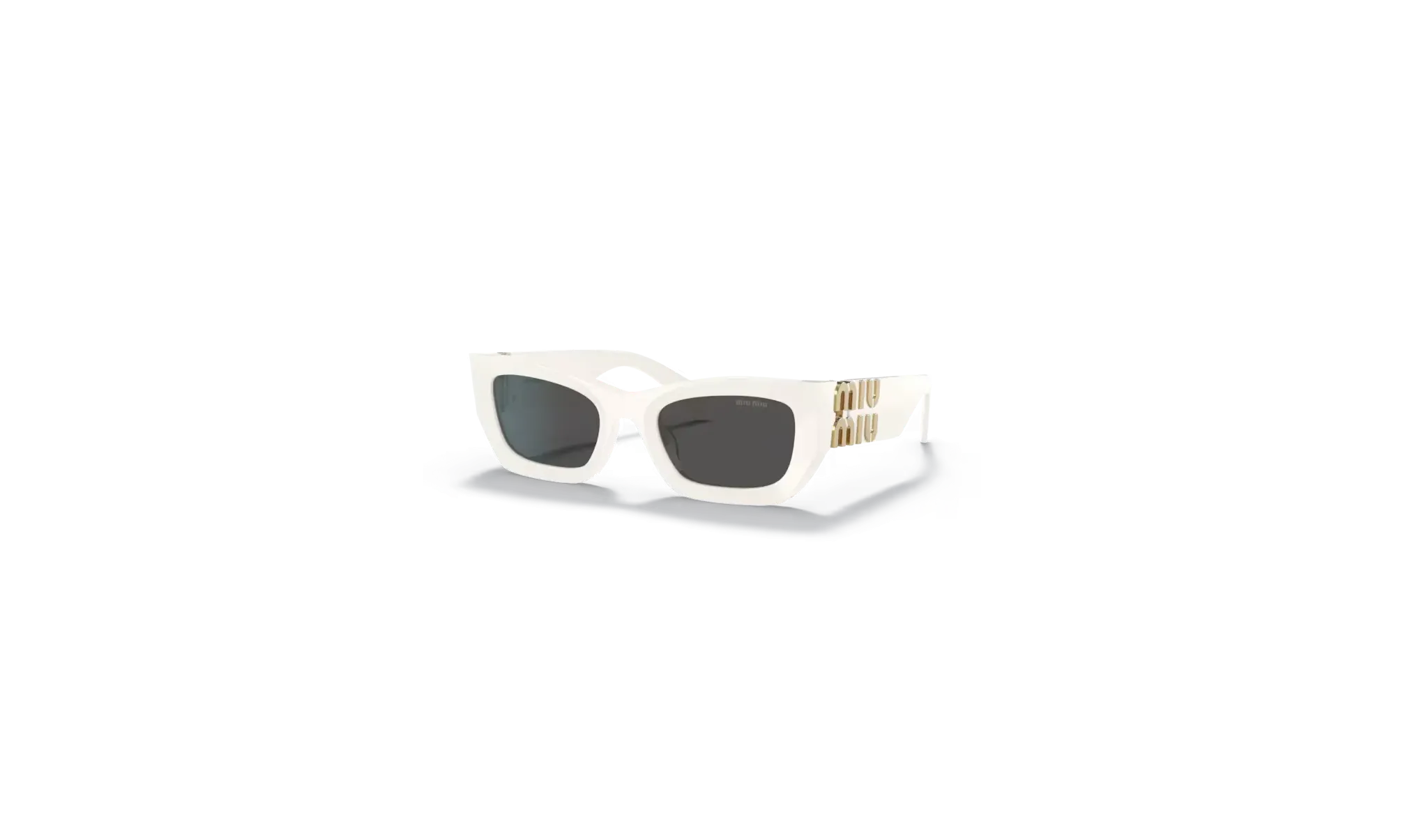 Occhiali da Sole MIU MIU MU09WS - 1425S0I Bianco - Grigio Scuro | B&M Optikal