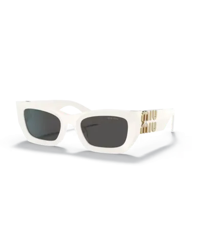 Occhiali da Sole MIU MIU MU09WS - 1425S0I Bianco - Grigio Scuro | B&M Optikal