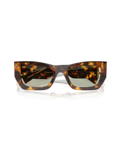 Occhiali da Sole MIU MIU MU09WS - 14L50O Havana Miele - Verde | B&M Optikal