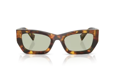 Occhiali da Sole MIU MIU MU09WS - 14L50O Havana Miele - Verde | B&M Optikal