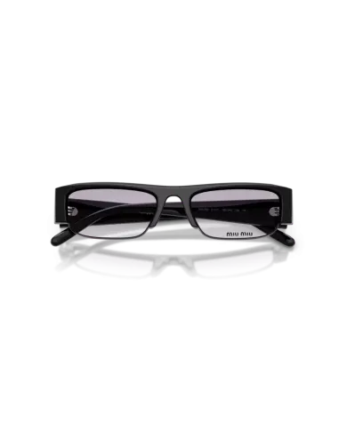 Occhiali da Sole MIU MIU 0MU B07S - 16K04O Nero - Trasparente Sfumato Grigio| B&M Optikal