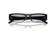 Occhiali da Sole MIU MIU 0MU B07S - 16K04O Nero - Trasparente Sfumato Grigio| B&M Optikal