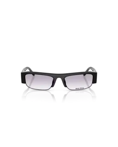 Occhiali da Sole MIU MIU 0MU B07S - 16K04O Nero - Trasparente Sfumato Grigio| B&M Optikal