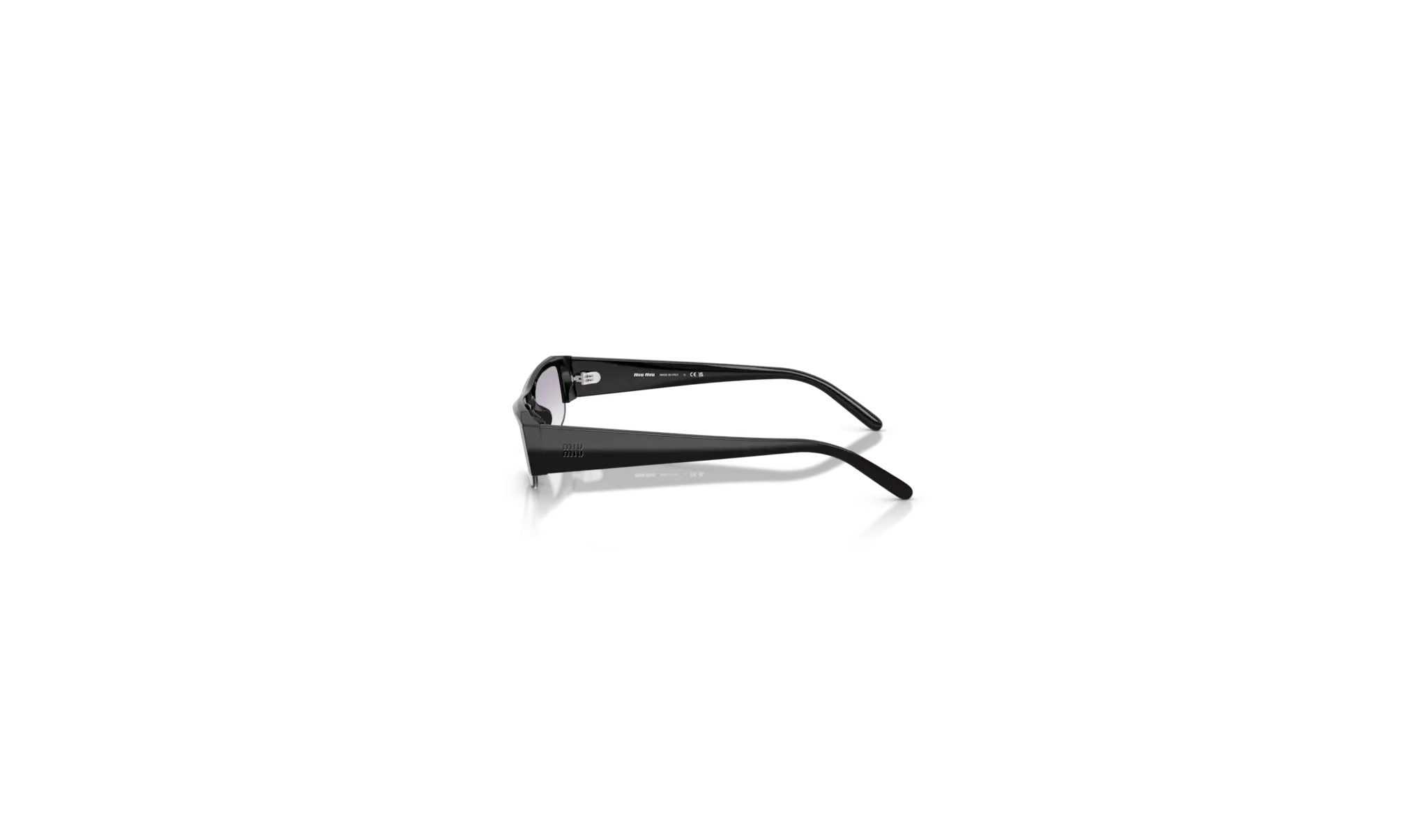 Occhiali da Sole MIU MIU 0MU B07S - 16K04O Nero - Trasparente Sfumato Grigio| B&M Optikal