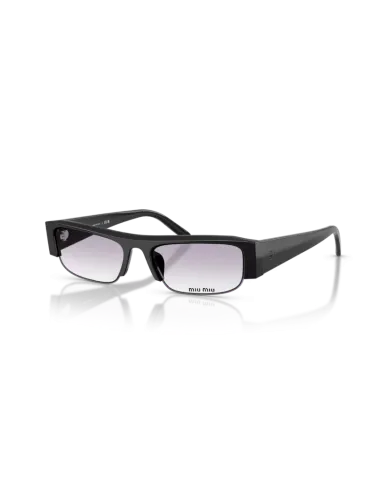 Occhiali da Sole MIU MIU 0MU B07S - 16K04O Nero - Trasparente Sfumato Grigio| B&M Optikal