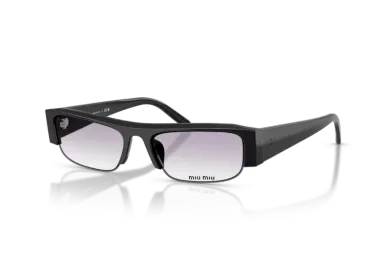 Occhiali da Sole MIU MIU 0MU B07S - 16K04O Nero - Trasparente Sfumato Grigio| B&M Optikal