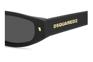 Occhiali da Sole DSQUARED2 D2 0178/S - 807/9O Nero - Grigio | B&M Optikal