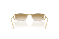 Occhiali da Sole PRADA -  0PR C57S - 28H30V  Oro - Marrone Sfumato| B&M Optikal