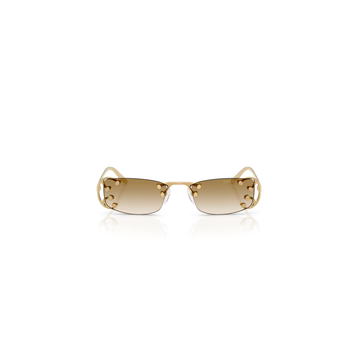 Occhiali da Sole PRADA -  0PR C57S - 28H30V  Oro - Marrone Sfumato| B&M Optikal