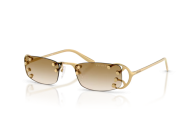 Occhiali da Sole PRADA -  0PR C57S - 28H30V  Oro - Marrone Sfumato| B&M Optikal