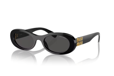 Occhiali da Sole MIU MIU 0MU06ZS - 1AB5S0 Nero - Grigio Scuro| B&M Optikal