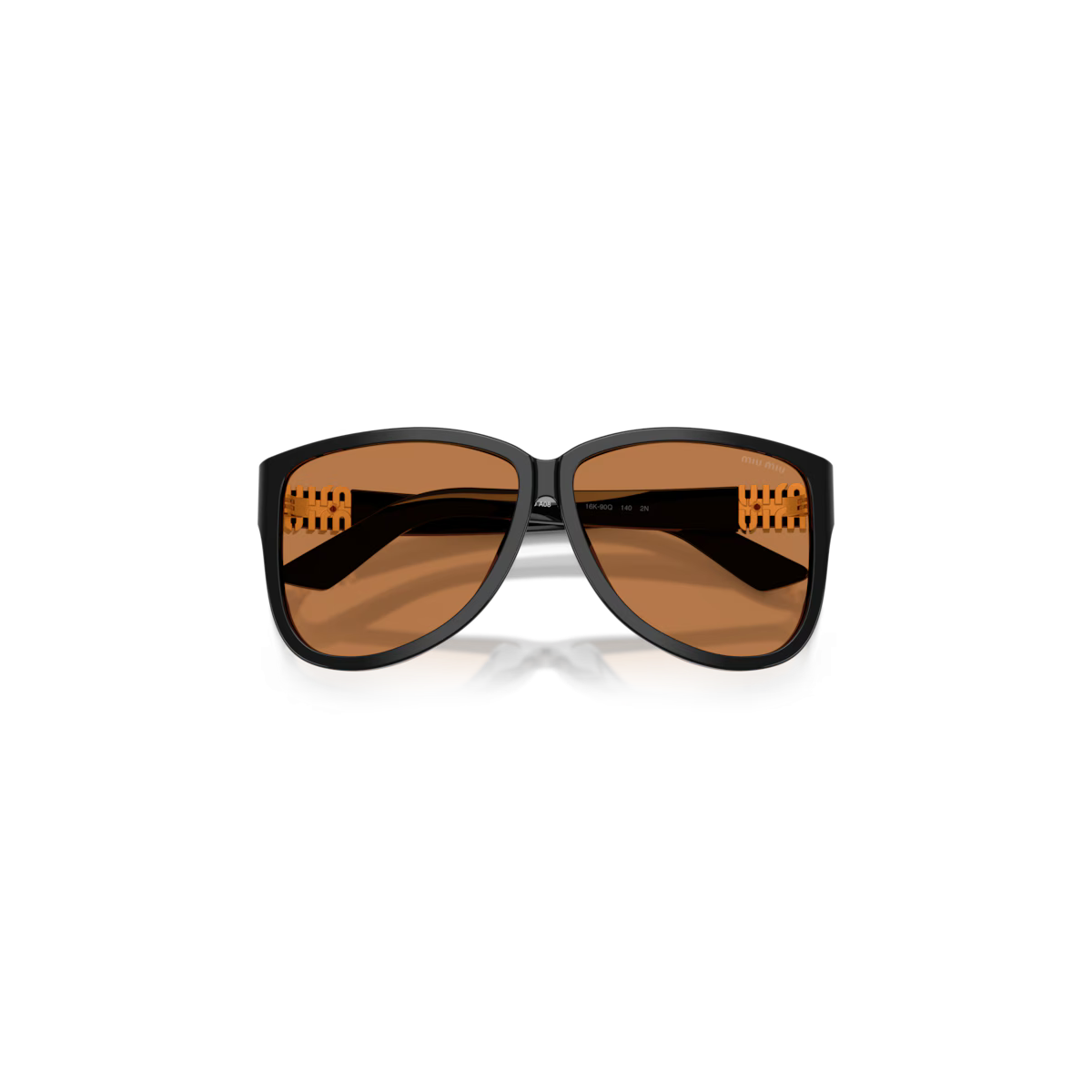 Occhiali da Sole MIU MIU 0MU A08S - 16K90Q Nero - Marrone| B&M Optikal