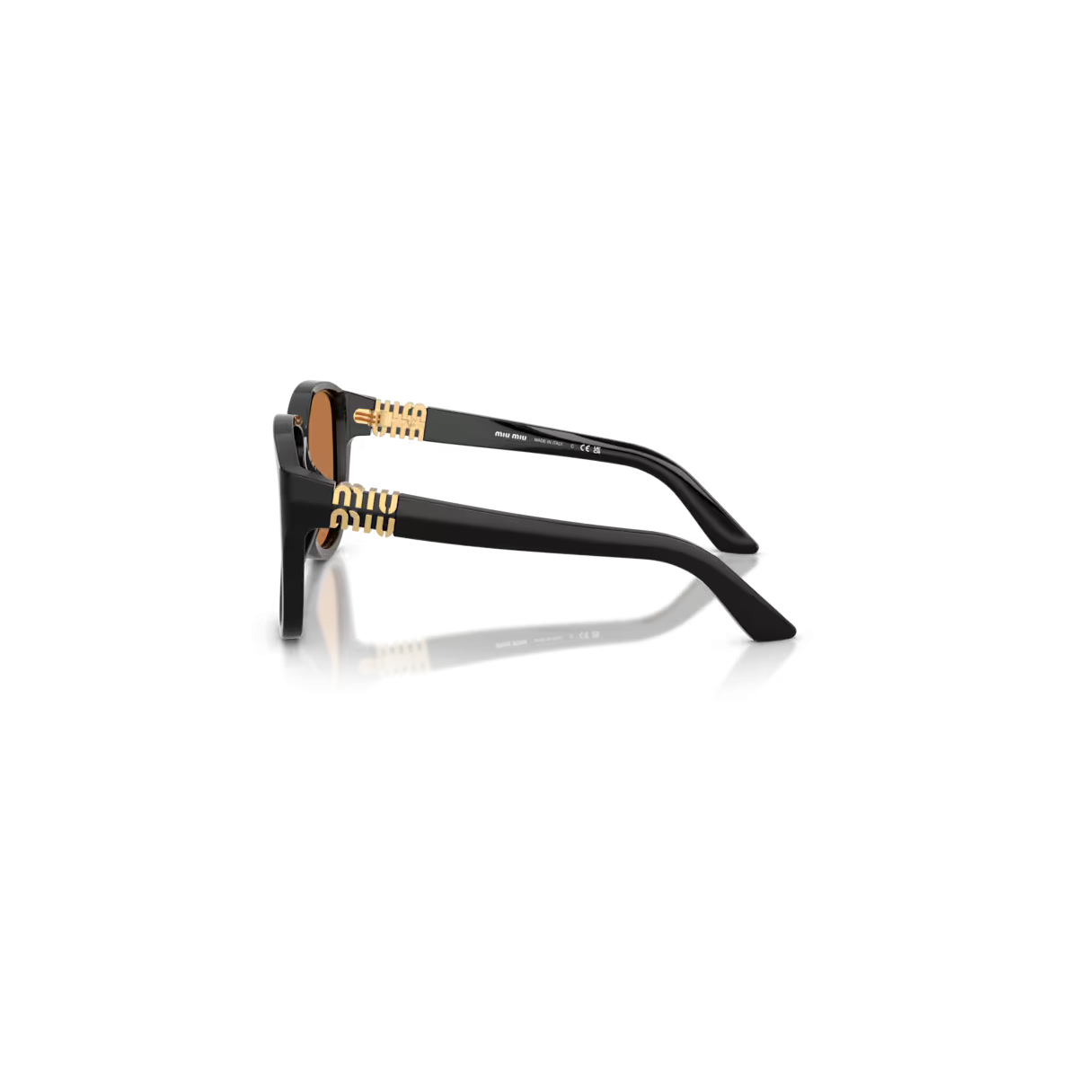 Occhiali da Sole MIU MIU 0MU A08S - 16K90Q Nero - Marrone| B&M Optikal