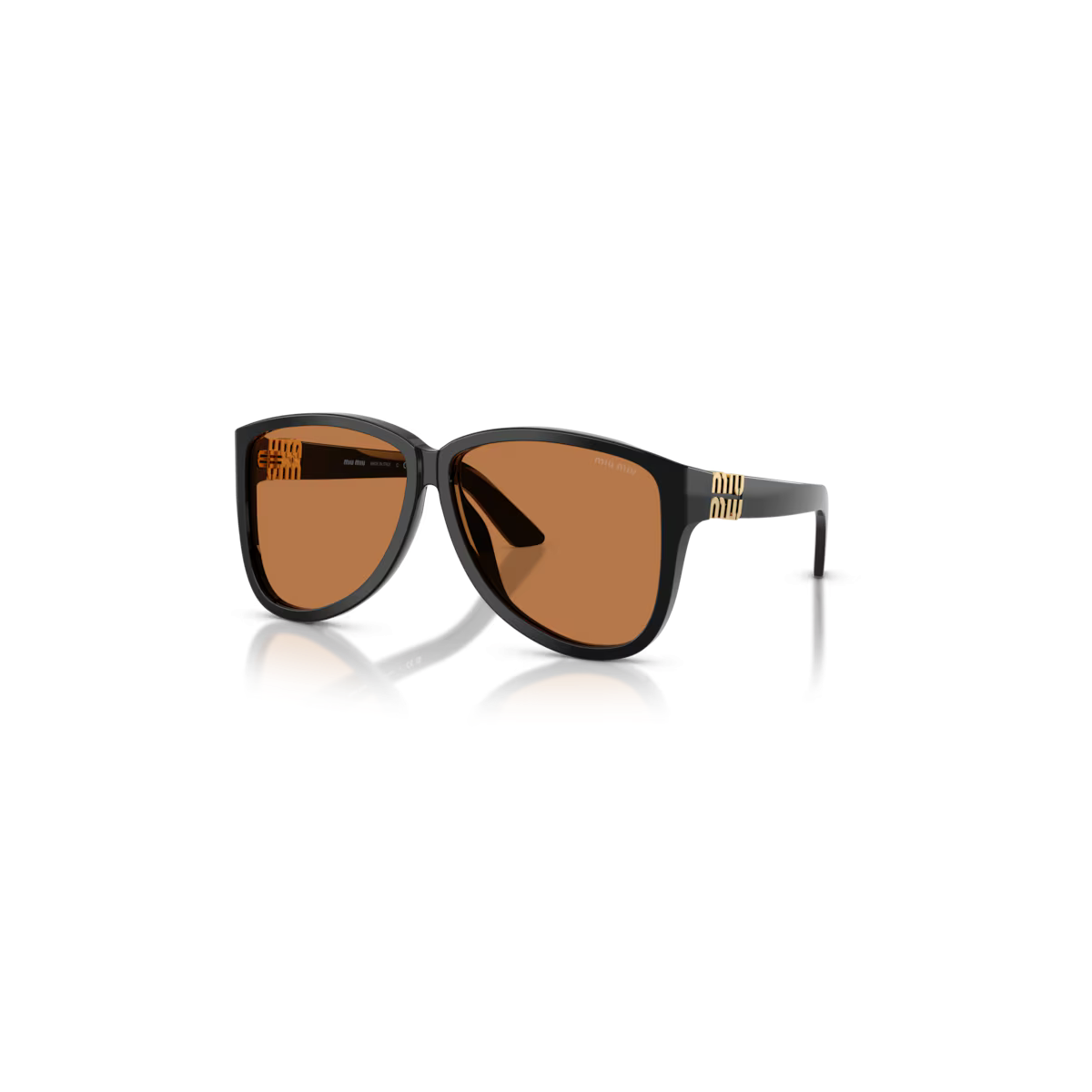 Occhiali da Sole MIU MIU 0MU A08S - 16K90Q Nero - Marrone| B&M Optikal