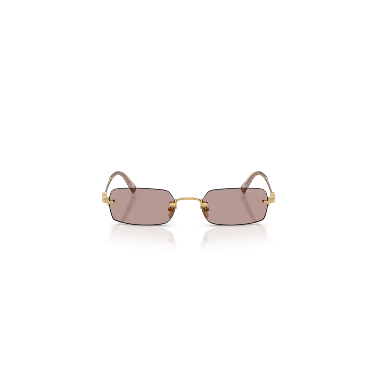 Occhiali da Sole MIU MIU 0MU B50S - 5AK20I Oro - Viola Chiaro| B&M Optikal