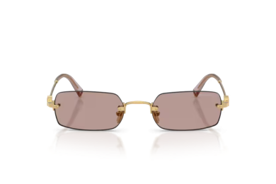 Occhiali da Sole MIU MIU 0MU B50S - 5AK20I Oro - Viola Chiaro| B&M Optikal