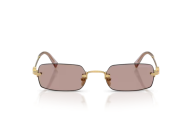 Occhiali da Sole MIU MIU 0MU B50S - 5AK20I Oro - Viola Chiaro| B&M Optikal