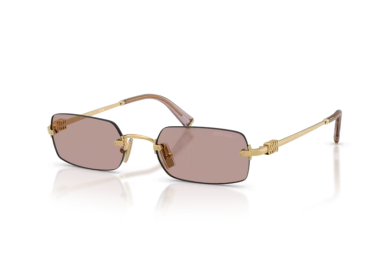 Occhiali da Sole MIU MIU 0MU B50S - 5AK20I Oro - Viola Chiaro| B&M Optikal