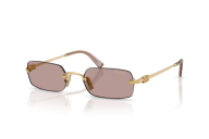 Occhiali da Sole MIU MIU 0MU B50S - 5AK20I Oro - Viola Chiaro| B&M Optikal